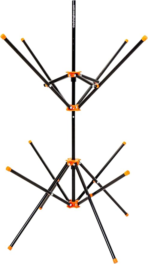 Hockey Gear Drying Rack - Heavy Duty Aluminum Collapsible Portable Sports Gear Drying Rack - Tree - Hockey Equipment Drying - Hockey Gifts