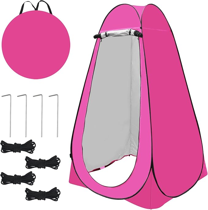 Pop Up Privacy Tent Shower Tent Changing Tent Portable Outdoor Camping Bathroom Toilet Tent Changing Dressing Room Privacy Shelters Room for Hiking and Beach Sun Shelter Picnic Fishing- Waterproof