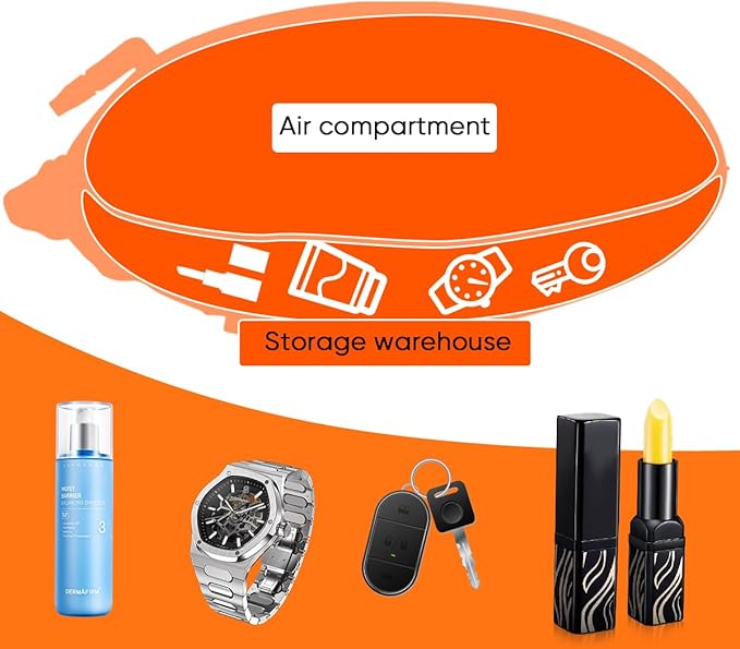 Swim Buoy for Open Water, High-Visibility Swim Safety Float Waterproof Dry Bag for Swimmers Triathletes Kayakers Snorkelers, Swimming Open Water Buoy for Safer Swim Training