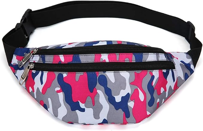 Fanny Pack for Men & Women, Fashion Waterproof Waist Packs with Adjustable Belt, Casual Bag Bum Bags for Travel Sports Running.