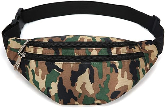 Fanny Pack for Men & Women, Fashion Waterproof Waist Packs with Adjustable Belt, Casual Bag Bum Bags for Travel Sports Running.