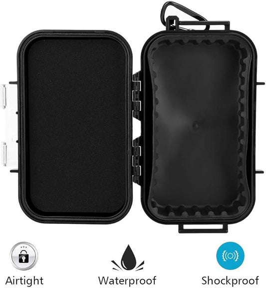 Tbest Waterproof Dry Box Airtight Outdoor Shockproof Storage Case Multipurpose Carry Box Container Inner Rubber Pad Detachable 4 Colors