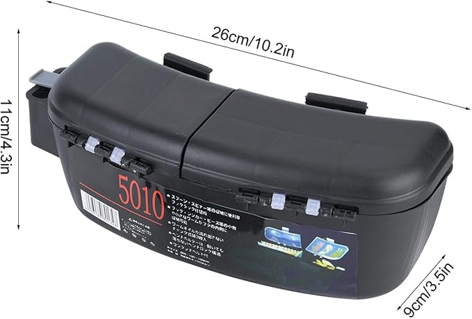 Niiyen Fishing Waist Bag, Portable Multi-Functional Fishing Tackle Organizer Box Waist Bag, for Lures Baits Hook, Fishing Bait Waist Fishing Bait Waist Box, Fishing Gear