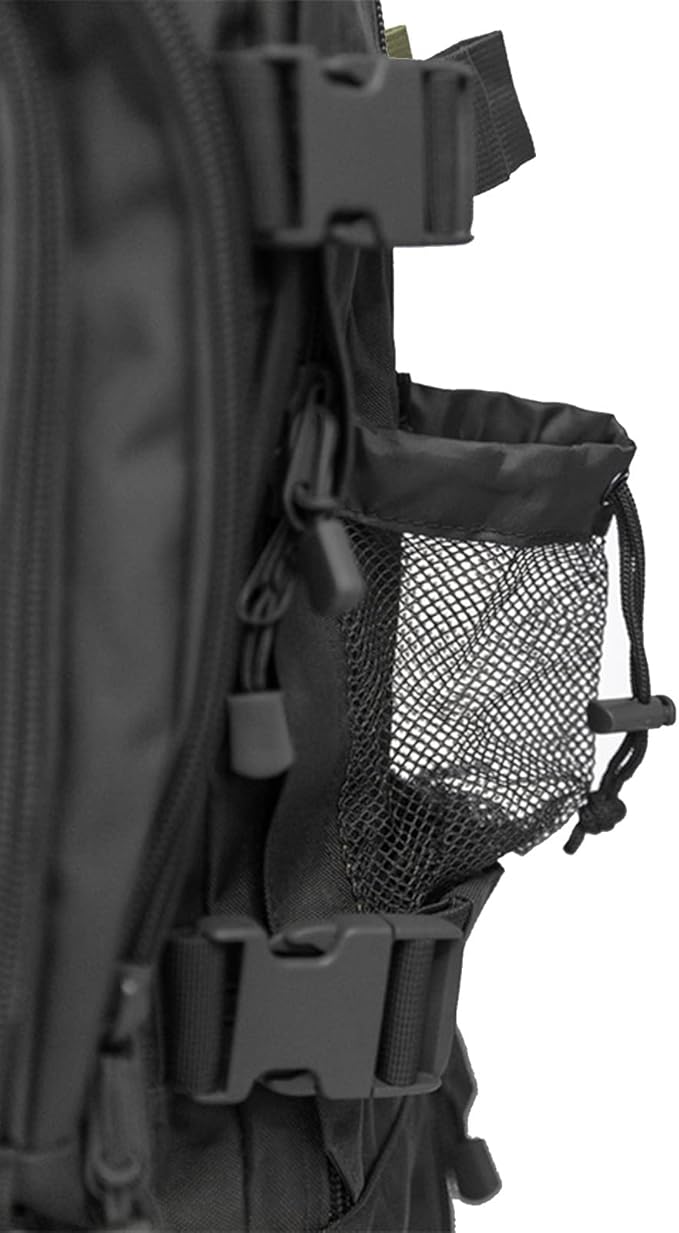 Tactical Backpack Military Army Daypack - Assault Pack for Men Molle Backpacks Bug Out Bag 3 Day Pack for Hiking Camping Travel Hunting Rucksack Trekking Black