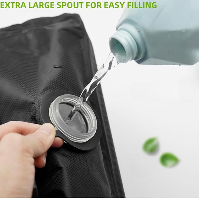 Outdoor Camping Solar Portable Shower,5 Gal/20l Solar Showers for Camping,Portable Shower Bag for Camping,Hiking,Swimming,Camping Gear