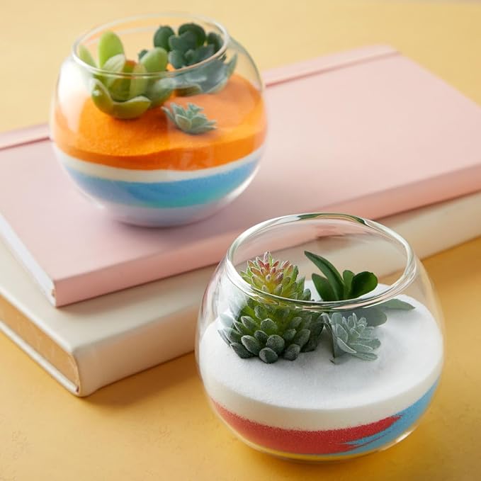 Bright Creations 12 Pack Colored Sand for Crafts, 1.1 lb Bags, Art Refill Kit, DIY Wedding Decorations, Vase Filler, Succulent Terrariums (12 Colors, 13.1 lb Total)