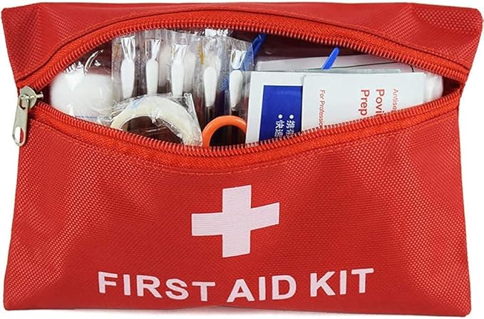 AOUTACC 12 Pack First Aid Kit Empty Bag, Travel Empty First Aid Kit Pouch Bag for Emergency at Home, Office, Car, Outdoors, Boat, Camping, Hiking(Bag Only)