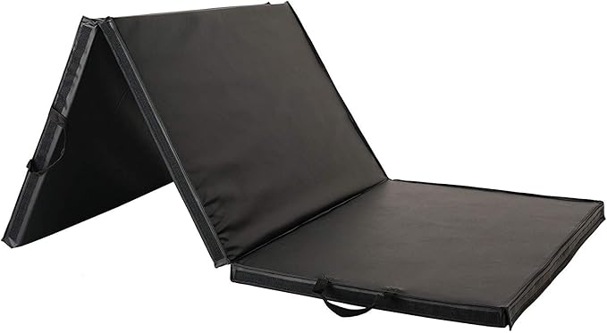 Sunny Health & Fitness Tri-Folding & Puzzle Exercise Mats – Extra Thick, Durable, Non-Slip, Water-Resistant Cushioning for Home Gym, Yoga, MMA, Gymnastics, Cardio, and Core Workouts