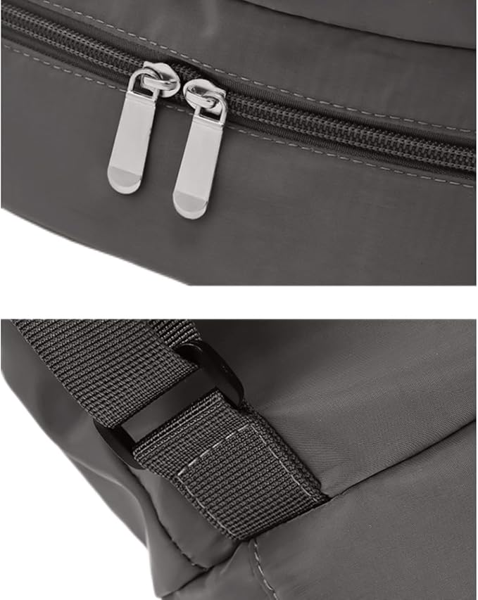 Swimming Bag Dry Wet Separation Female Sports Fitness Bag Waterproof Travel Storage Bag Yoga Bag Travel Backpack (black)