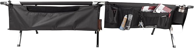 Teton Sports Cot Accessories - Keep Everything Clean, Off The Ground and Handy. Think of It As Your Cot Caddie. These Items Make Cot Camping Even Better.