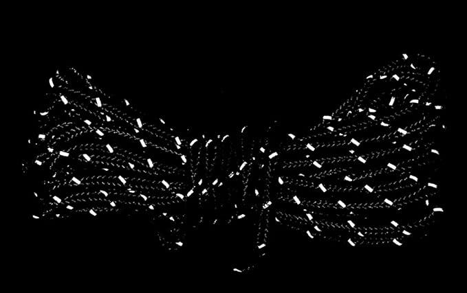 Double Eye Buckle Reflective Umbrella Cord - High Tensile Strength, Portable, and Wear-Resistant (4 Pack)