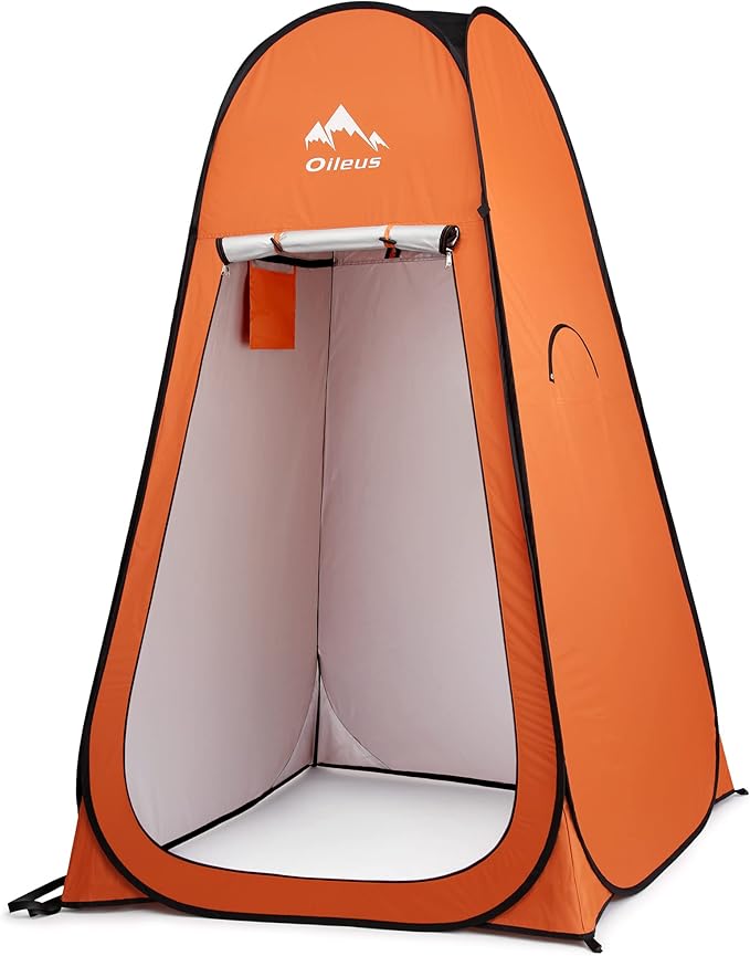 Oileus Pop Up Privacy Tent - Portable Shower Tent, Beach Changing Room, Camp Toilet, Instant Privacy Shelter - Camping, Beach, Hiking, Fishing