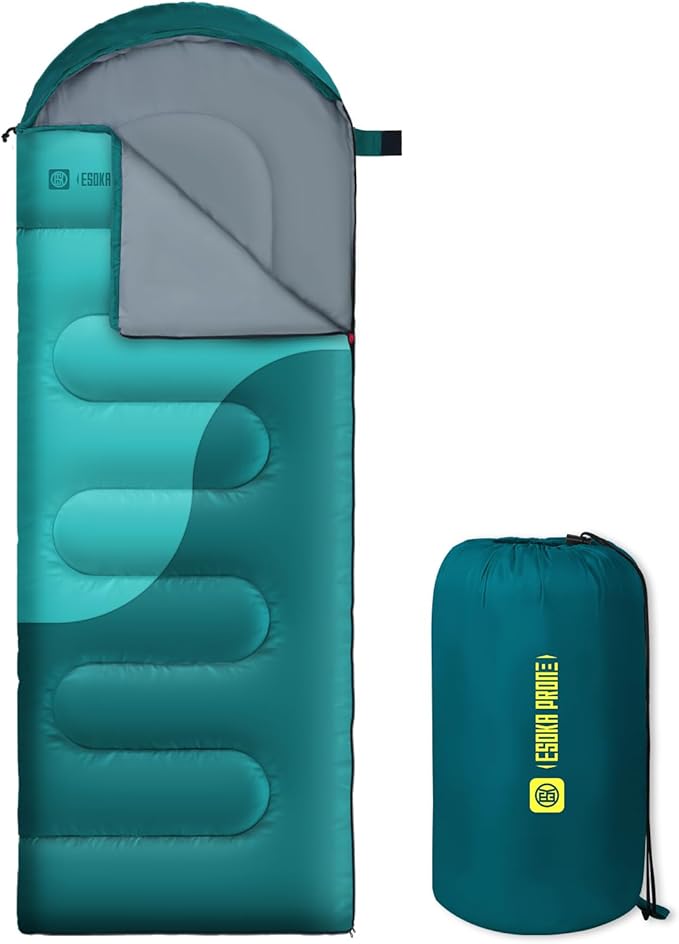 Sleeping Bags for Adults&Kids,Lightweight Waterproof Warm Weather Sleeping Bag,Compact Portable Sleeping Bag for Camping,Essentials Gear for Camping Hiking Outdoor Travel