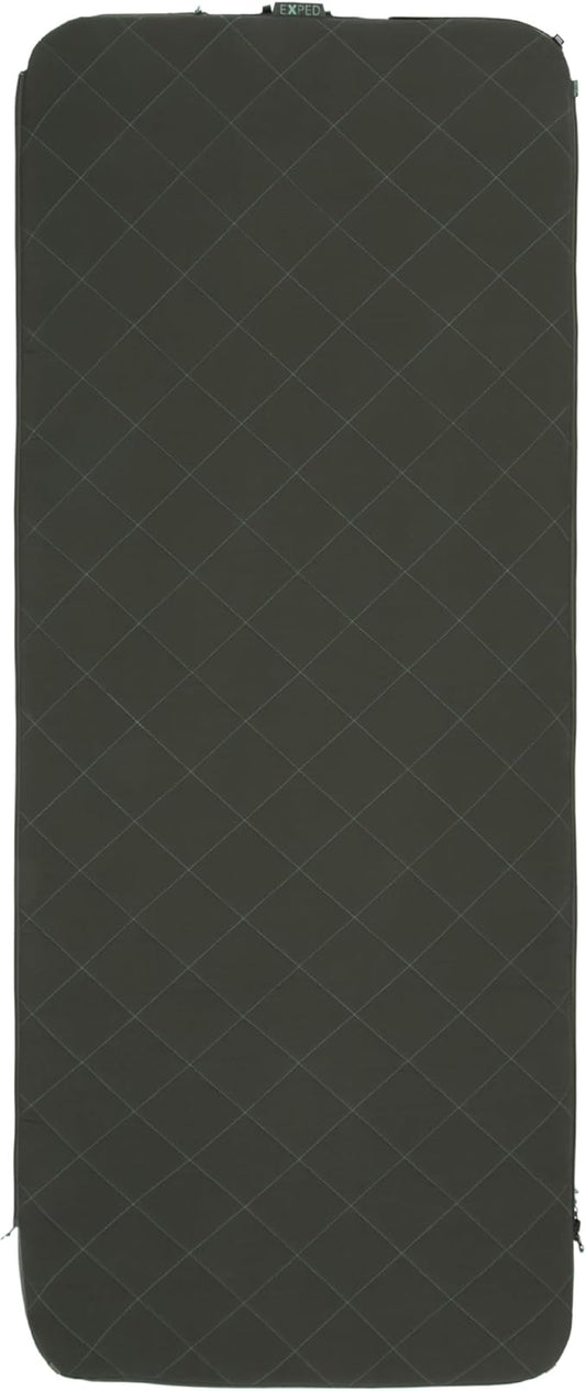 Exped LuxeMat Single MW - Self Inflating Luxury Sleeping Mat, 4” Foam Pad, Pump Included
