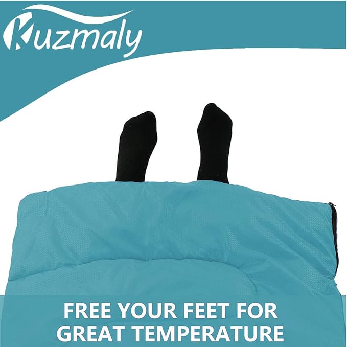 Camping Sleeping Bag 3 Seasons Lightweight &Waterproof with Compression Sack Camping Sleeping Bag Indoor & Outdoor for Adults & Kids