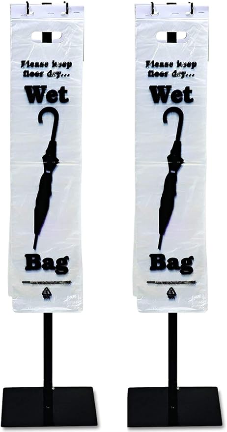 Tatco 57010 Wet Umbrella Bag, 7w x 31h, Clear, 1000/Box