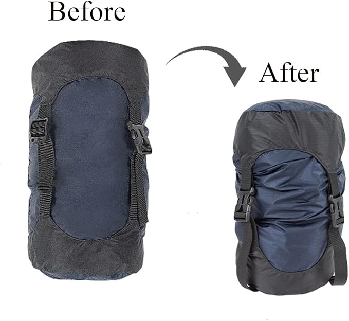 Compression Stuff Sack, 5L/8L/18L/25L/35L Lightweight Sleeping Bags Storage Compression Sack, More 40% Storage for Camping, Hiking, Backpacking Trip