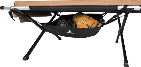 Teton Sports Cot Accessories - Keep Everything Clean, Off The Ground and Handy. Think of It As Your Cot Caddie. These Items Make Cot Camping Even Better.