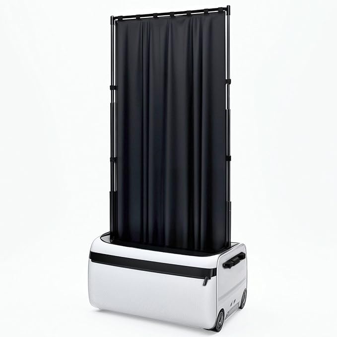 Privacy Curtain for Dance Bag, 59" x 31.5" Portable Dance Privacy Curtain, Dancer Accessories Privacy Partition Screen with Storage Bag,Backstage Changing Room Curtain for Competition & Rehearsal