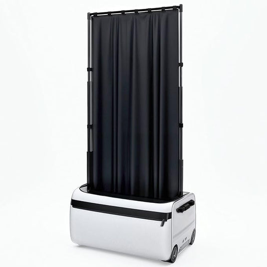 Privacy Curtain for Dance Bag, 59" x 31.5" Portable Dance Privacy Curtain, Dancer Accessories Privacy Partition Screen with Storage Bag,Backstage Changing Room Curtain for Competition & Rehearsal