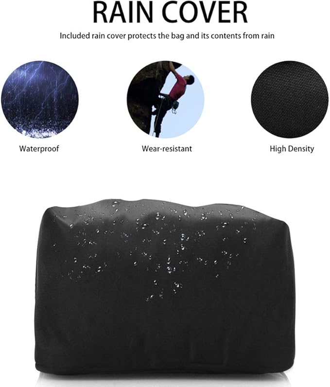 Fanny Pack for Men&Women Waterproof Waist Pack Bag Hip Bum Bag with Rain Cover Adjustable Strap for Sports Outdoors Workout Running Traveling Hiking Cycling Dog Walking Casual Fishing