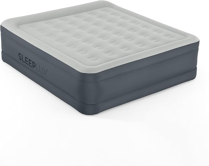 SLEEPLUX Durable Inflatable Air Mattress with Built-in Pump, Pillow and USB Charger