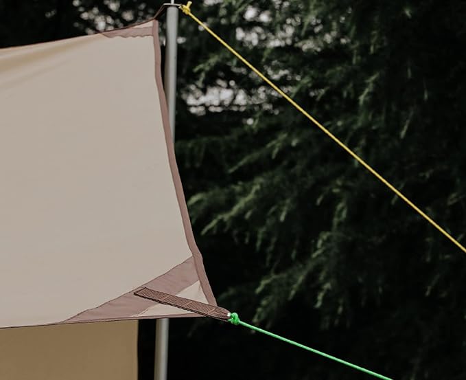 Double Eye Buckle Reflective Umbrella Cord - High Tensile Strength, Portable, and Wear-Resistant (4 Pack)