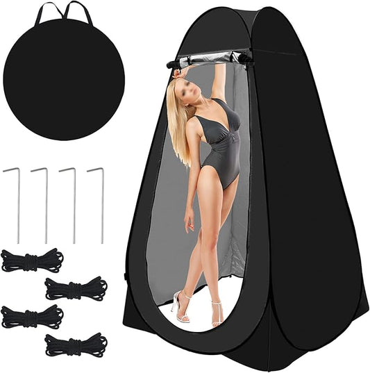 Pop Up Privacy Tent Shower Tent Changing Tent Portable Outdoor Camping Bathroom Toilet Tent Changing Dressing Room Privacy Shelters Room for Hiking and Beach Sun Shelter Picnic Fishing- Waterproof