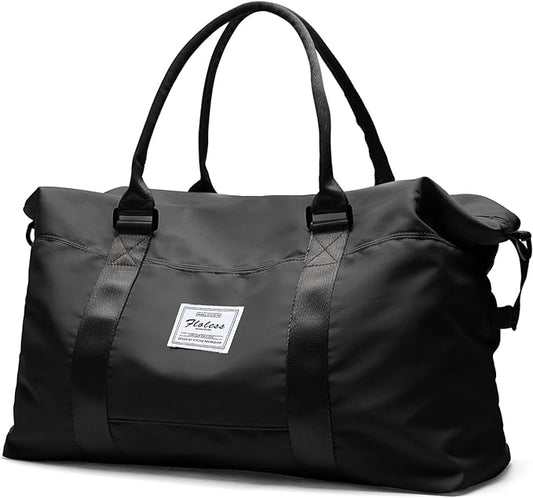 Travel Duffel Bag,Sports Tote Gym Bag,Shoulder Weekender Overnight Bag for Women