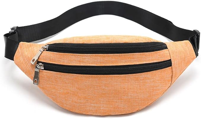 Fanny Packs for Women Men, Fashion Waist Pack Crossbody Bags Belt Bag with Adjustable Strap for Running Hiking Travel.