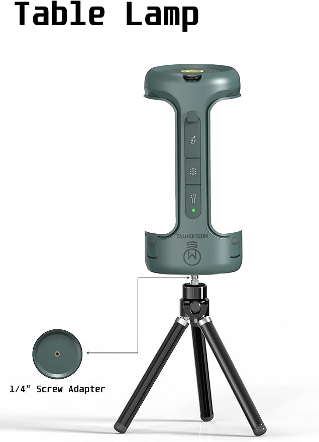 Foldable Camping Light Rechargeable Lantern, 10000mAh Power Bank, Portable Flashlight, IP54 Waterproof, 1/4" Screw Adapter, 750LM, 5 Modes, LED Tent Light for Camping, Hiking, Fishing