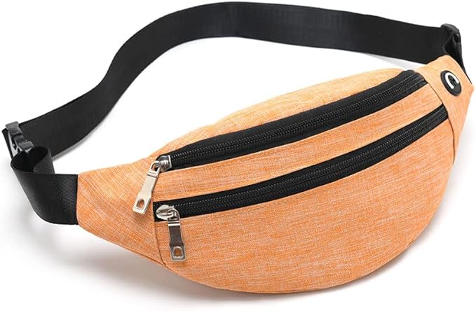 Fanny Pack for Men & Women - Waterproof Waist Bag Pack with Adjustable Strap for Travel Sports Running.