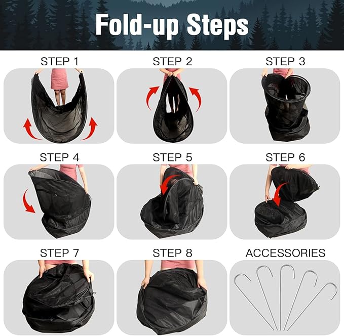 Single Pop up Portable Mosquito Camping Net Tent