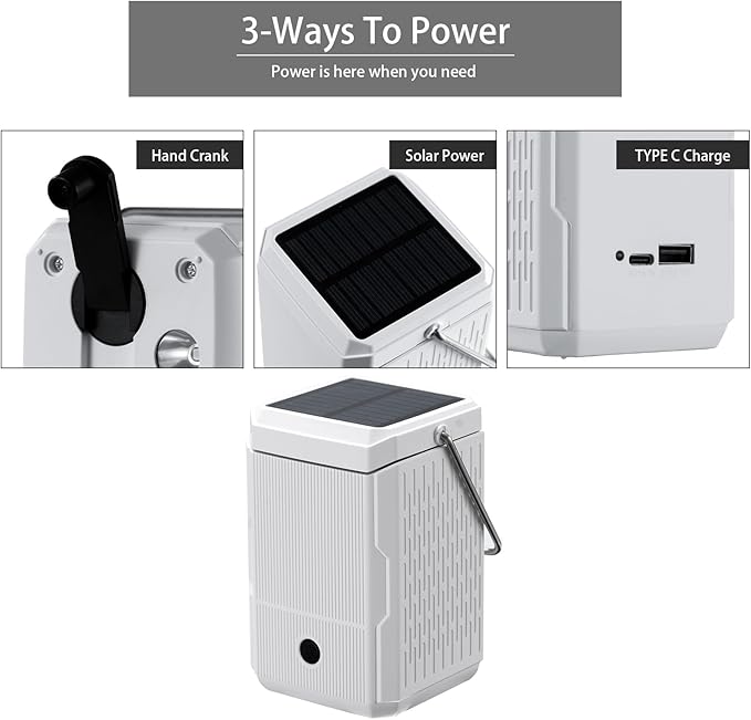 camping lantern white (White), HY-236TD