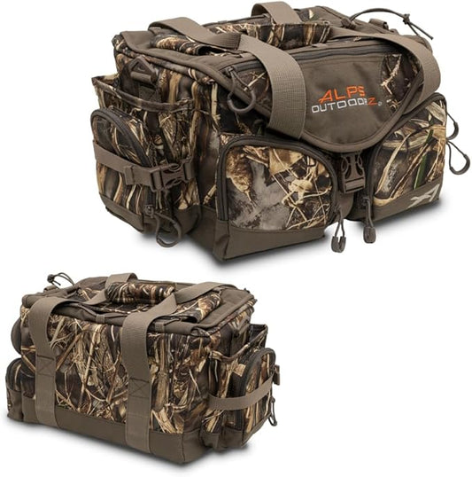 ALPS OutdoorZ Deluxe Floating Blind Bag - Waterproof Hunting Duffel Bag, with Removable Dividers, Thermos Sleeve & Padded Shoulder Strap