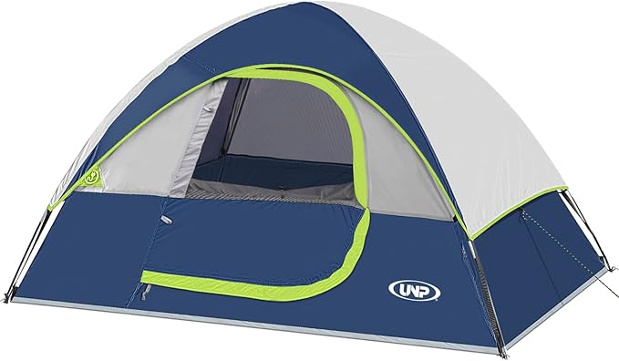 Camping Tent 2 Person, Waterproof Windproof Tent with Rainfly Easy Set up-Portable Dome Tents for Camping…