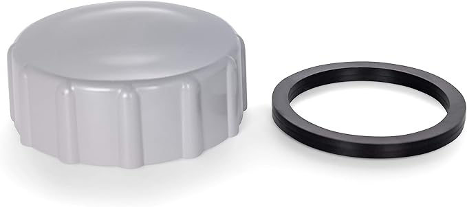 Camco Replacement Dump Cap for Use Premium Travel Toilets (41535, 41544) - Creates Tight Seal to Stop Waste Leaking - (41533)