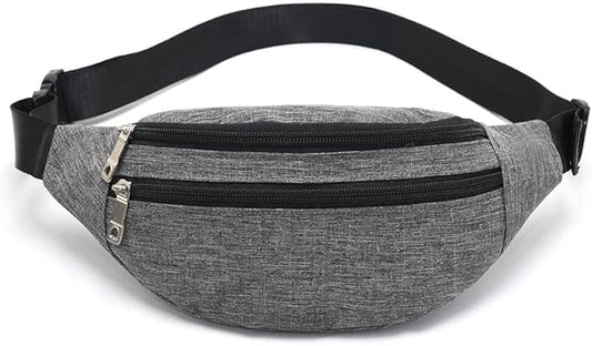 Fanny Packs for Women Men, Fashion Waist Pack Crossbody Bags Belt Bag with Adjustable Strap for Running Hiking Travel.