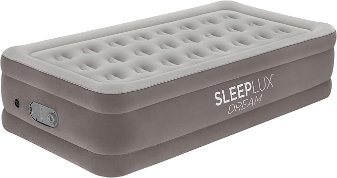 SLEEPLUX Durable Inflatable Air Mattress with Built-in Pump, Pillow and USB Charger