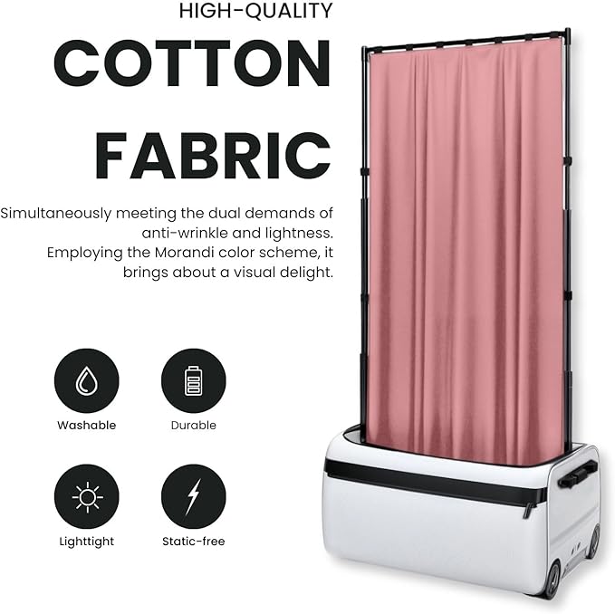 Privacy Curtain for Dance Bag, 59" x 31.5" Portable Dance Privacy Curtain, Dancer Accessories Privacy Partition Screen with Storage Bag,Backstage Changing Room Curtain for Competition & Rehearsal