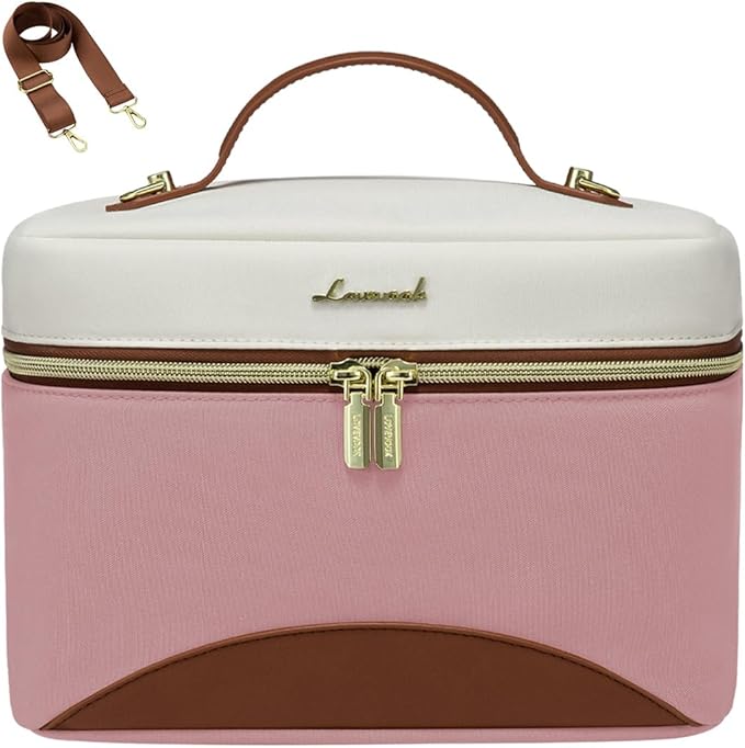 LOVEVOOK Lunch Box for Women,Large Adult Insulated Lunch Bag for Women,Leakproof Cooler Bag for Office Picnic Hiking Beach,Lunch Tote Bag with Adjustable Shoulder Strap