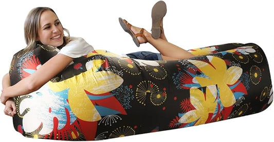 WEKAPO Inflatable Lounger Air Sofa Hammock-Portable,Water Proof& Anti-Air Leaking Design-Ideal Couch for Backyard Beach Traveling Camping Picnics & Music Festivals
