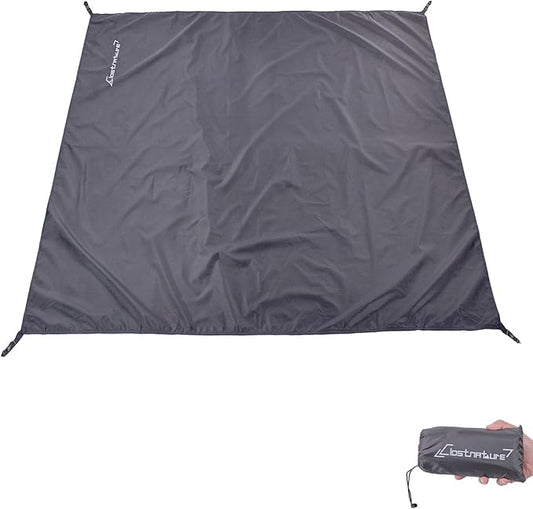 Clostnature Tent Footprint - Waterproof Camping Tarp, Heavy Duty Tent Floor Saver, Ultralight Ground Sheet Mat for Hiking, Backpacking, Hammock, Beach - Storage Bag Included
