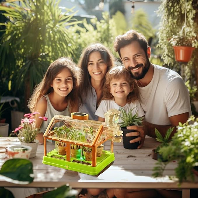 Terrarium kit for Kids,Kids Plant Growing Kit,Science STEM Toy & Craft Growing Kits for Ages 4-8 Birthday Easter Gifts for Boy, Girls 4, 5, 6, 7, 8, Year Old - Gardening Set Toys