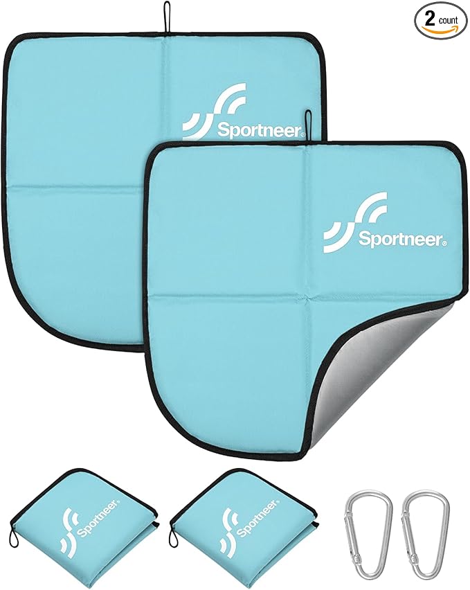 Sportneer Sitting Pad, Sit Pads for Backpacking Portable Camping Sit Pad Waterproof Folding Pad Stadium Seat Pad for for Camping Picnics Hiking