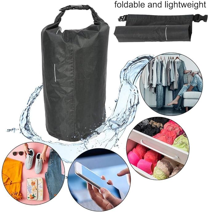 Dry Bag, Lightweight Dry Storage Bag Backpack, Portable Outdoor Activities Bag Pouch for Travel, Swimming, Boating, Kayaking, Camping and Beach (8L)