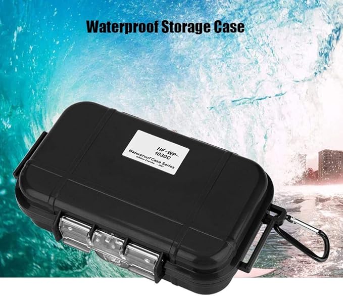 Tbest Waterproof Dry Box Airtight Outdoor Shockproof Storage Case Multipurpose Carry Box Container Inner Rubber Pad Detachable 4 Colors