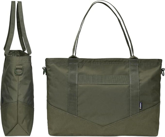 IDOGEAR Tactical Handheld Tote Pouch Multiuse Zipper Storage Bag Portable EDC Organizer For Camping Traveling Gym Commute