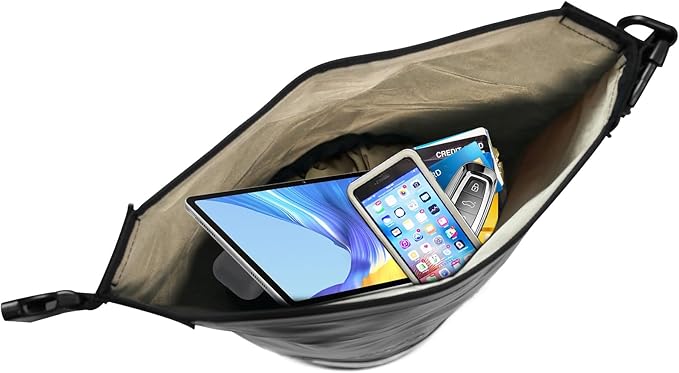 JXE JXO 15L Waterproof Faraday Dry Bag for Electronic Device Security | Military-Grade EMP & RFID Signal Blocking, Anti-Tracking & Hacking Protection, Data Privacy Shield for Mobile Devices