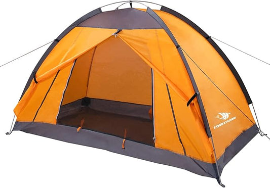 7.2 × 4 × 4 Feet Single Backpack Tent, Waterproof Camping and Hiking Tent can be Used by One Person, Light and Durable